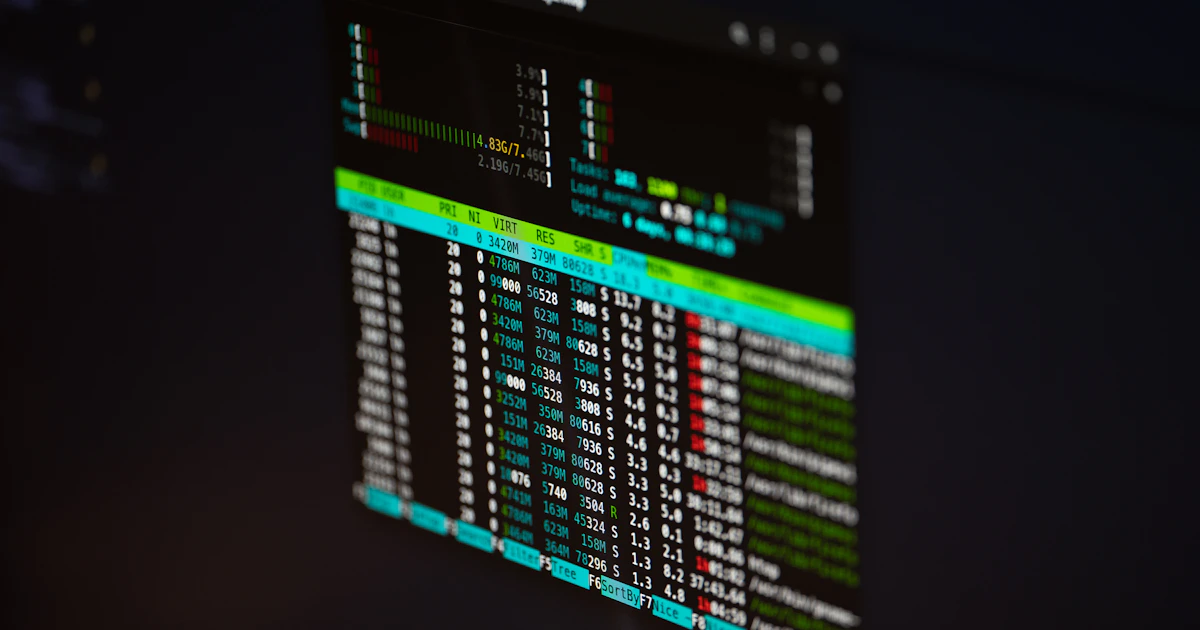 Schermo con dashboard di dati retail integrati in tempo reale